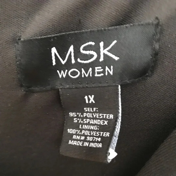 MSK Black wide leg Jumpsuit with 3/4 length sleeves - Picture 7 of 13